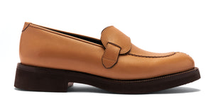 Loafer FIORICHIARI in Beige Leather  GW - bvmilano.com