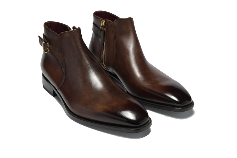 Boots VENEZIA in Cioccolato Leather - bvmilano.com