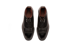 COMO in Black Leather - Rubber sole - bvmilano.com