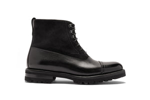 COMO in Black Leather & Suede  - GW - bvmilano.com